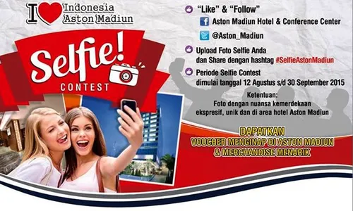 PERAYAAN HUT RI : Selfie di Hotel Aston Madiun Dapat Hadiah!