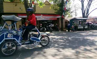 BECAK MOTOR : Betor Kian Marak di Pasar Bunder Sragen