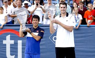 TURNAMEN PEMANASAN : Juarai Citi Open 2015, Nishikori Jadi Nomor 4