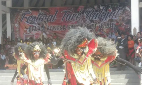 KESENIAN RAKYAT : 38 Grup Meriahkan Festival Tari Rakyat Boyolali