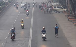 KABUT ASAP : Jika Tak Hujan, Asap Baru Hilang dalam 3 Bulan