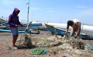 PRODUKSI IKAN LAUT : Cuaca Ekstrem, Nelayan Bantul Pasrah Hadapi Paceklik