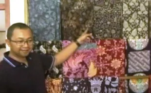 BATIK NGAWI : Bikin Batik Motif Fosil, Perajin Ngawi Pekerjakan Warga Sedesa