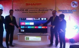 TEKNOLOGI TERBARU : Sharp Hadirkan Televisi AQUOS 4K Berbasis Android