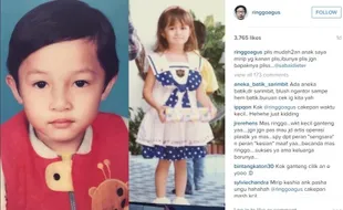 INSTAGRAM ARTIS : Begini Gantengnya Ringgo Agus Waktu Kecil, Operasi Plastik?