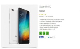 SMARTPHONE TERBARU : Xiaomi Mi 4C Sudah Dipajang di Toko Online