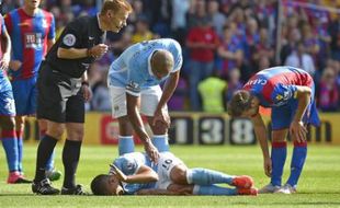 MANCHESTER CITY VS CRYSTAL PALACE : Pellegrini Kritik Wasit Soal Tackle Kasar