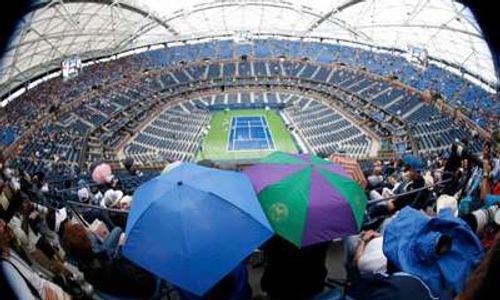 FINAL US OPEN 2015 : Laga Djokovic vs Federer Ditunda Gara-Gara Hujan