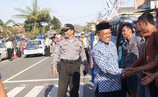 PILKADA PACITAN : Indigo Kampanye di 2 Pasar, Begini Pengamanannya...