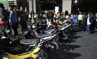 OPERASI ZEBRA : Gerebek Balap Liar, Polisi Sita 100 Sepeda Motor