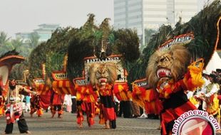 Festival Reog Nasional XXII Dimeriahkan 40 Kelompok Reog Se-Nusantara