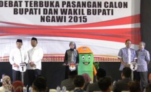 PILKADA 2015 : 2 Pasangan Cabup-Cawabup Ngawi Siap Tempur di Eka Kapti