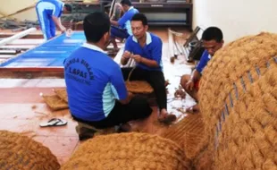 Foto LP Tulungagung Biasakan Napi Kerja