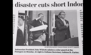 WASHINGTON POST : Keliru Pasang Foto Presiden Jokowi, Washington Post Janji Koreksi