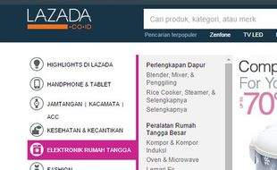 BISNIS ONLINE : Lazada Gelar Diskon Terbesar di Asia Tenggara