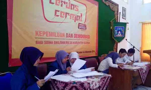 SOSIALISASI KPU : Ditanya Nama Ketua KPU RI, Siswa di Sleman Jawab Ahmad Shidqi