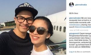 KABAR ARTIS : Seru! Glenn dan Chelsea Bulan Madu di Bali