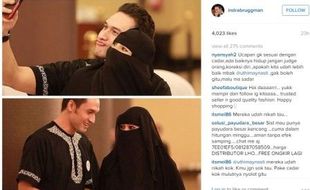 INSTAGRAM ARTIS : Foto Bersama Indra Bruggman, Wanita Bercadar Ini Sebut Abi