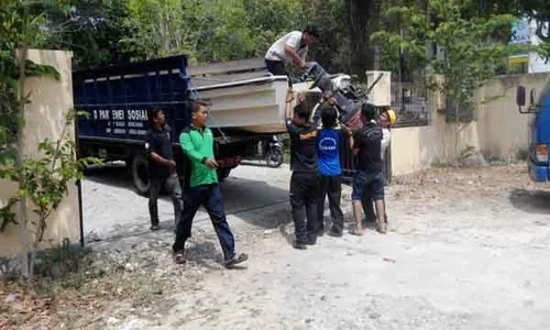 SAR GUNUNGKIDUL : Kapal Bantuan Dikembalikan ke Dinsos DIY, Satu Mesin Hilang