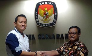 PENGAWASAN PEMILU : LPP PWI Jateng Mendaftar ke KPU Semarang