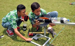 KOMPETISI ROKET AIR : 59 Tim Meriahkan Lomba Roket Air di Magelang