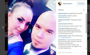 INSTAGRAM ARTIS : Pajang Selfie Bareng Ahmad Dhani, Regina Ledek Farhat Abbas?