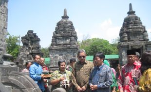 CAGAR BUDAYA KLATEN : 3 Candi di Kompleks Prambanan Selesai Dipugar