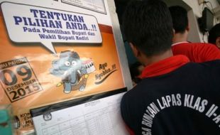 FOTO PILKADA 2015 : Pilkada Kediri Disosialisasikan di LP