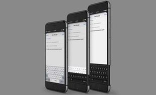 SMARTPHONE TERBARU : Konsep Iphone dengan Keyboard, Mirip Blackberry Prive!