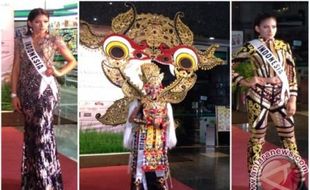 Anindya Kusuma Putri Gunakan Kostum Barong  di Ajang Miss Universe 2015