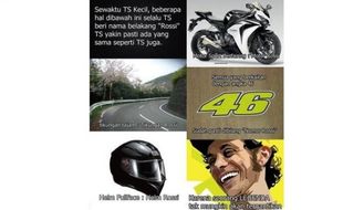 MEME LUCU : Valentino Rossi Digilai Anak-Anak Era 2000-an, Ini Buktinya