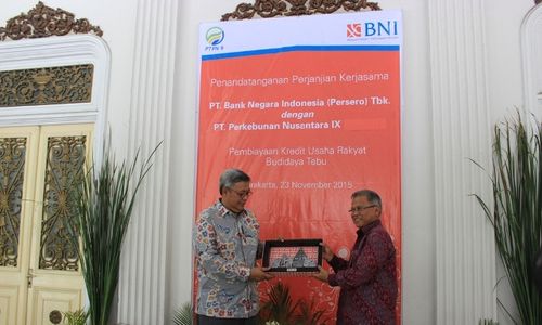 KREDIT USAHA RAKYAT : Salurkan KUR ke Petani Tebu, BNI Gandeng PTPN IX