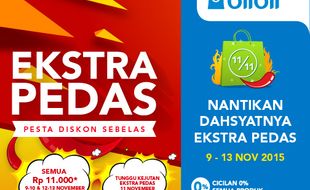 BISNIS ONLINE : Pesta Diskon Sebelas Blibli Bisa Peli Ponsel Rp11.000