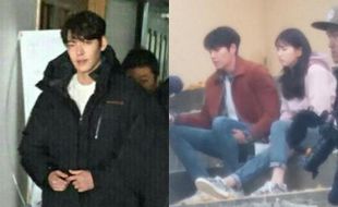 DRAMA KOREA : Shooting Drama, Kim Woo Bin Tidur di Paha Suzy Miss A