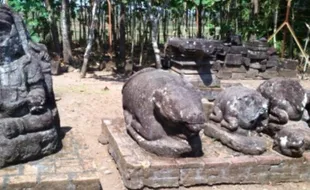 CAGAR BUDAYA NGAWI : Situs Arca Banteng Ngawi Terancam Punah