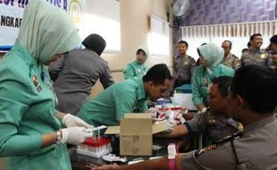 POLRES MADIUN Cegah Hepatitis B Serang Anggota