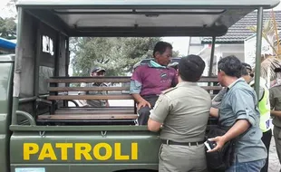 PENANGANAN GELANDANGAN : Satpol PP Gunungkidul Amankan Seorang Gelandangan