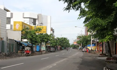 FOTO PILKADA SOLO : Pasar Tradisional di Solo Sepi Pengunjung