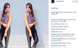 INSTAGRAM ARTIS : Posting Foto, Tyas Mirasih Sindir Anggita Sari?