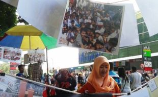 KELAS INSPIRASI MAGETAN : Jaring Sukarelawan, KI Magetan #3 Pamer Foto di CFD Madiun