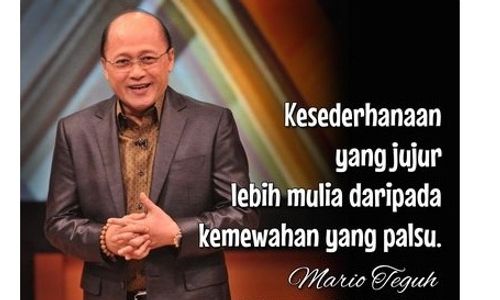 KATA MOTIVASI : Ini 10 Quote Terpopuler Mario Teguh di Akhir Tahun