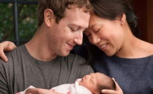 MARK ZUCKERBERG : Sambut Kelahiran Anak, Mark Zuckerberg Sumbangkan Rp616 Triliun Saham Facebook untuk Amal