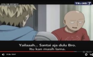 ANIME JEPANG : One Punch Man Pernah Tayang di Trans 7, Ini Buktinya!