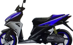 SEPEDA MOTOR YAMAHA : Ini Wujud Utuh Aerox, Pengamat: Mirip Gado-Gado!