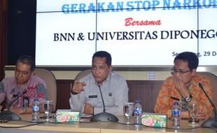 PEMBERANTASAN NARKOBA : BNN Gandeng Undip Cegah Peredaran Narkoba di Kampus