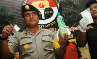 FOTO NARKOBA JOMBANG : Ini Narkoba Akhir Tahun Polres Jombang