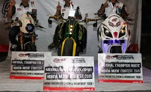 KONTES MODIFIKASI : Tiga Pemenang  Kontes Honda Modifikasi Diberangkatkan ke Jepang