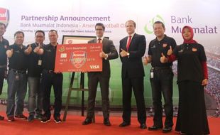 SPONSOR KLUB : Arsenal Gandeng Bank Muamalat Indonesia