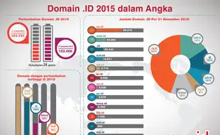 DOMAIN ID : Naik 43%, Pengguna Domain.Id Lampaui Sg