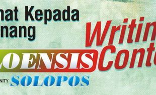 LOMBA MENULIS SOLOPOS : Inilah 8 Pemenang Writing Contest Soloensis